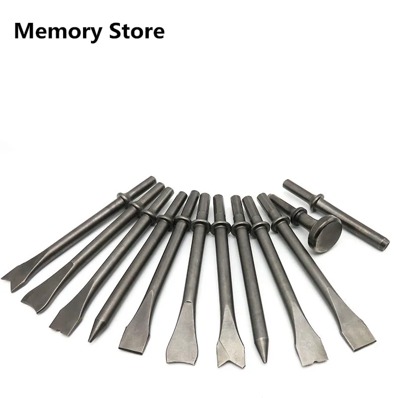 1PC Air Chisel Head Hard  Steel Solid Air Shovel Head Air Impact Hammer Bit Pneumatic Tool Kit for Cutting/Rust Removal