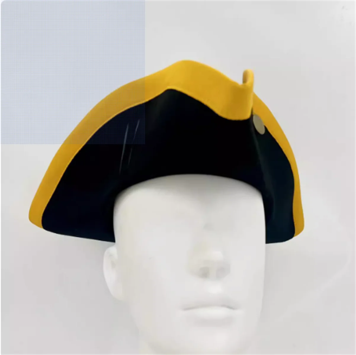 

Peter the Great hat European 17-18th century simple triangular hat historical replica