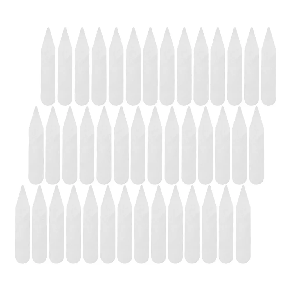 200Pcs Mens Collar Stays Shirt Collar Formal Wear Support Long-Lasting Quality Rounded Edge Easy to