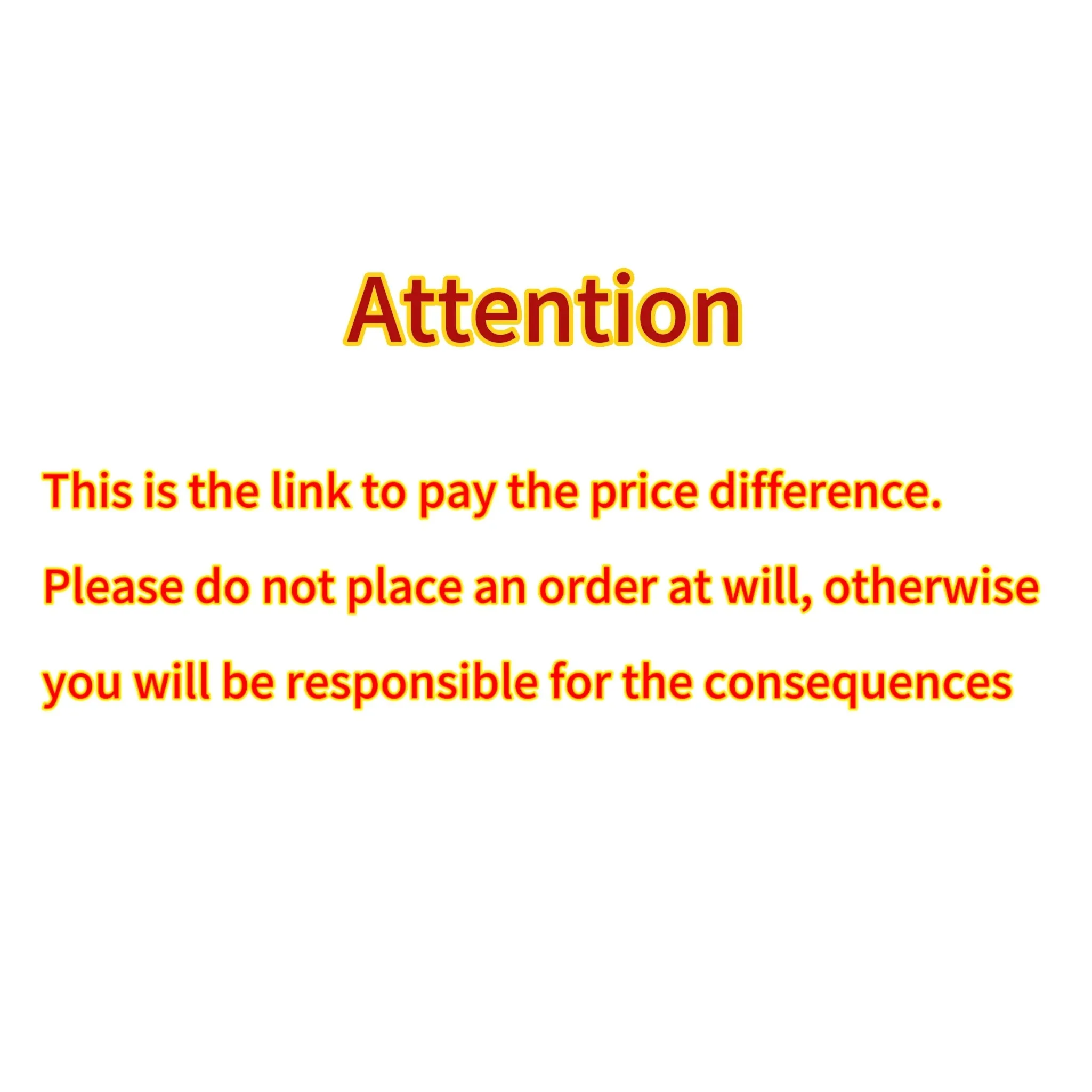 Special Payment Link for Additional Pay or Extra Shipping Cost  Price Difference Ordinary Shippin on The Order Standard