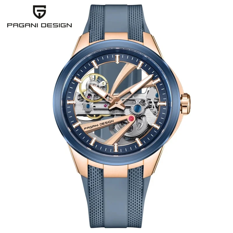 2026 New PAGANI DESIGN PD-YS030 Men’s Automatic Mechanical Watch | Hollow Skeleton Dial | LG0807 Movement | AR Coated Sapphire