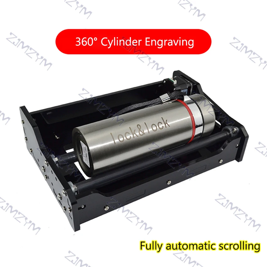 MD-A1020 Laser Engraving Machine Rotary Roller Platform Rotate Engraving Module Rotatory Platform For Cylindrical Engrave 12/24V