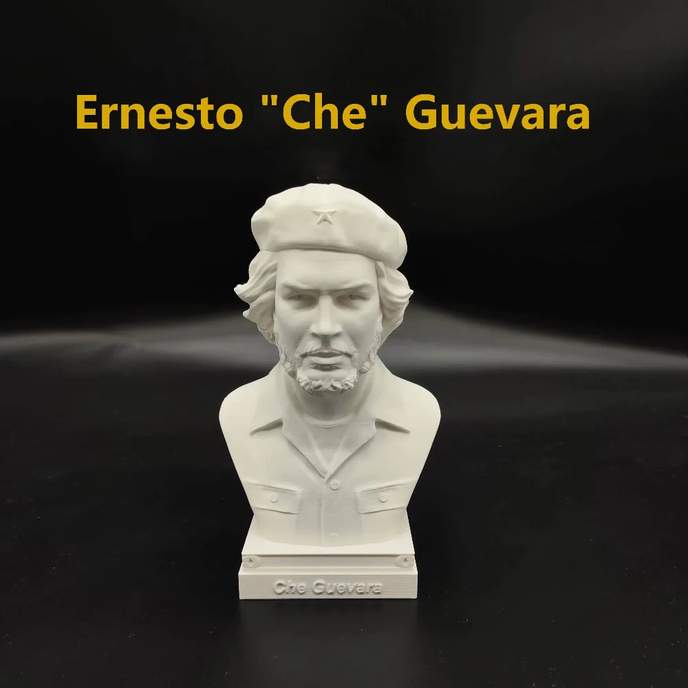 10cm 15cm 25cm Argentine Revolutionary Che Guevara Resin Model 3D Printed Blank Figurines Desk Ornament Decoration Crafts Gifts