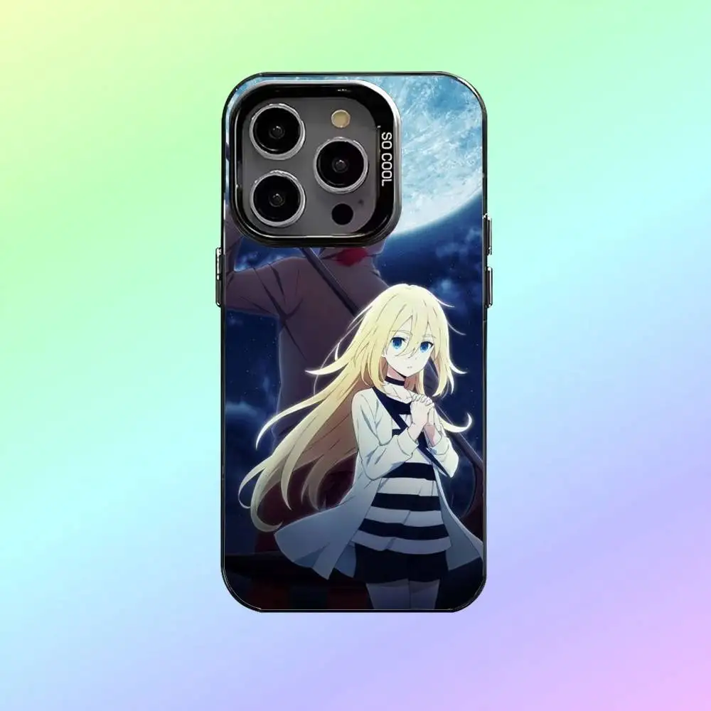 Etui na telefon A-Angels of Anime Death do iPhone'a 17, 16, 15, 14, 13, 12, 11 Plus, Pro Max, kolorowe, srebrne etui na tył telefonu