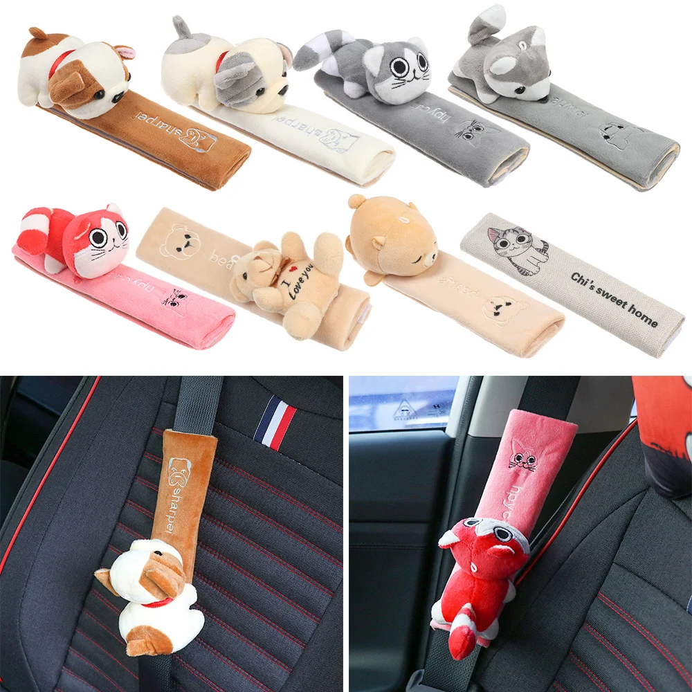 

Cartoon Seat Belt Car Seat Belt Shoulder Pad Car Shoulder Protector Car Accessories Interior Seat Belt for Women Children