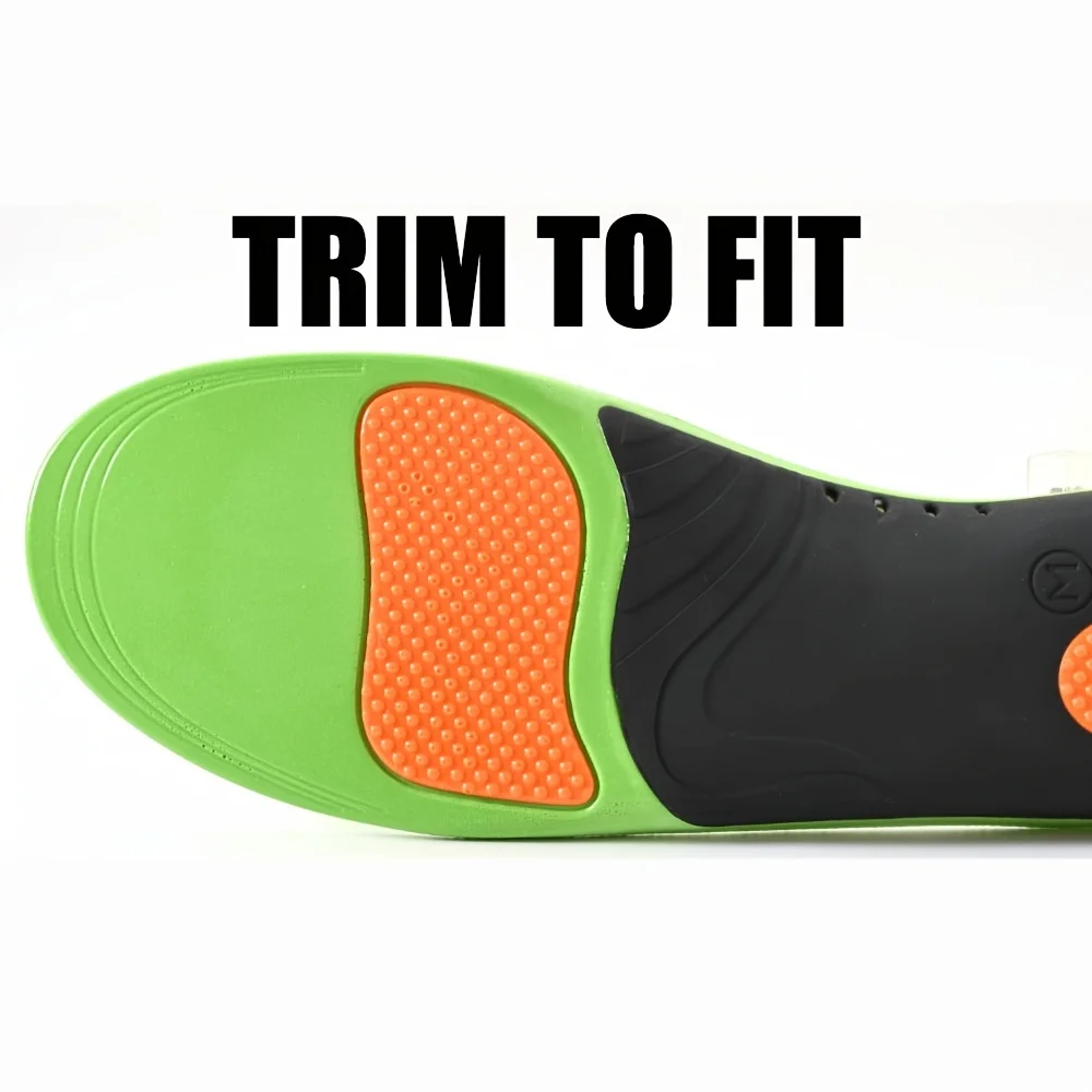 2/4Pairs Arch Support Insoles Orthopedic Shoes Sole Wear-resistant PU Material Comfortable And Elastic For Flat Feet  X/O Leg