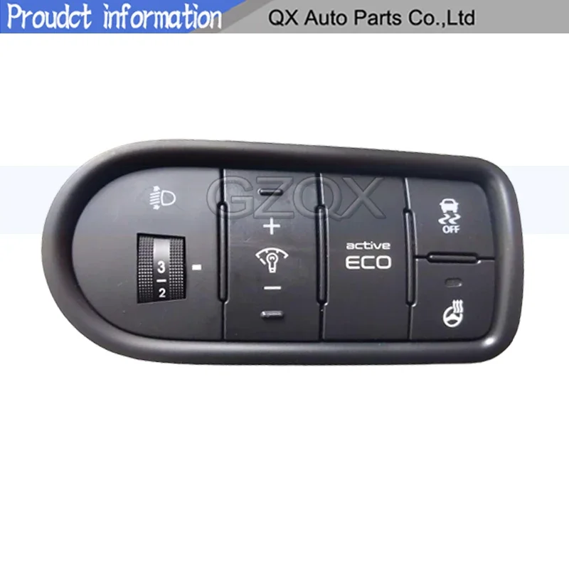 CAPQX Instrument przełącznik dla KIA K3 2013 2014 2015 2016 2017 regulacja jasności regulacja reflektorów ECO OFF przełącznik — zdjęcie 2