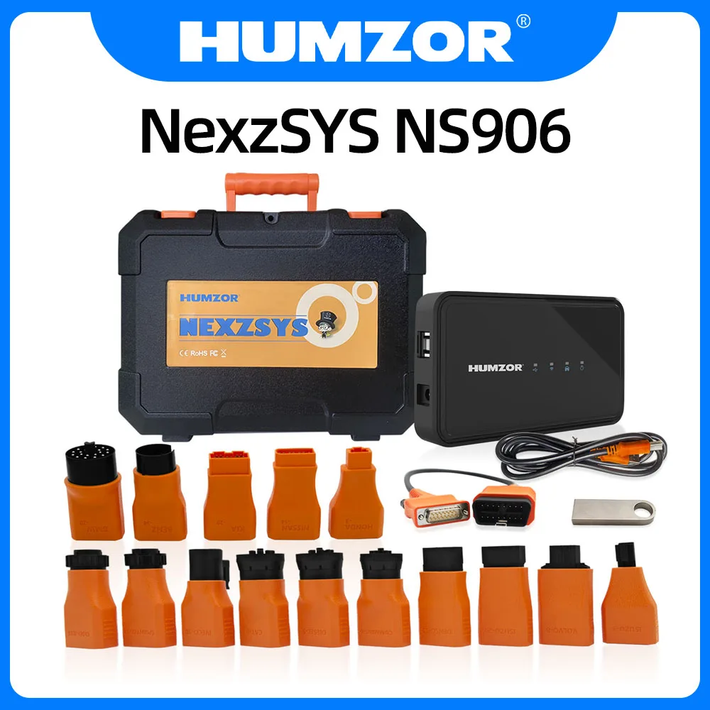 

HUMZOR NexzSYS NS906 Car And Truck Diagnostic Tool Support 35 Special Functions Oil Reset TPMS EPB DPF SAS CVT