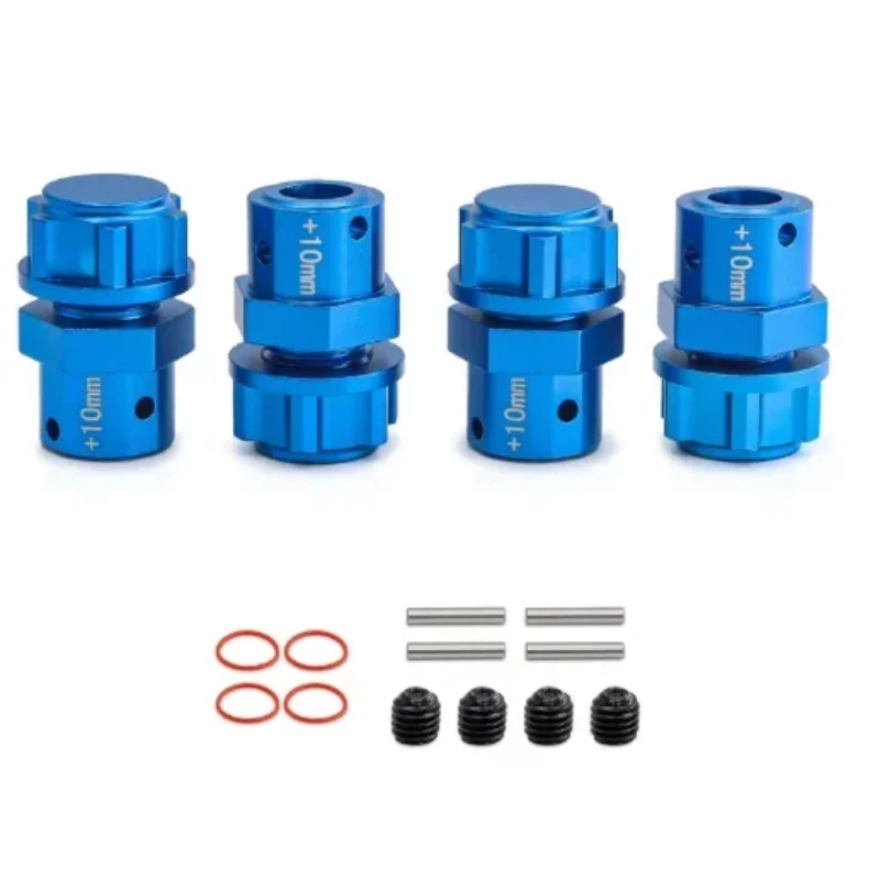 Adaptador de cubo hexagonal de rueda extendida de Metal de 17mm + 10/13mm para Arrma 6S 1/8 KRATON Typhon Outcast 1/7 infracción ilimitada Mojave Felony