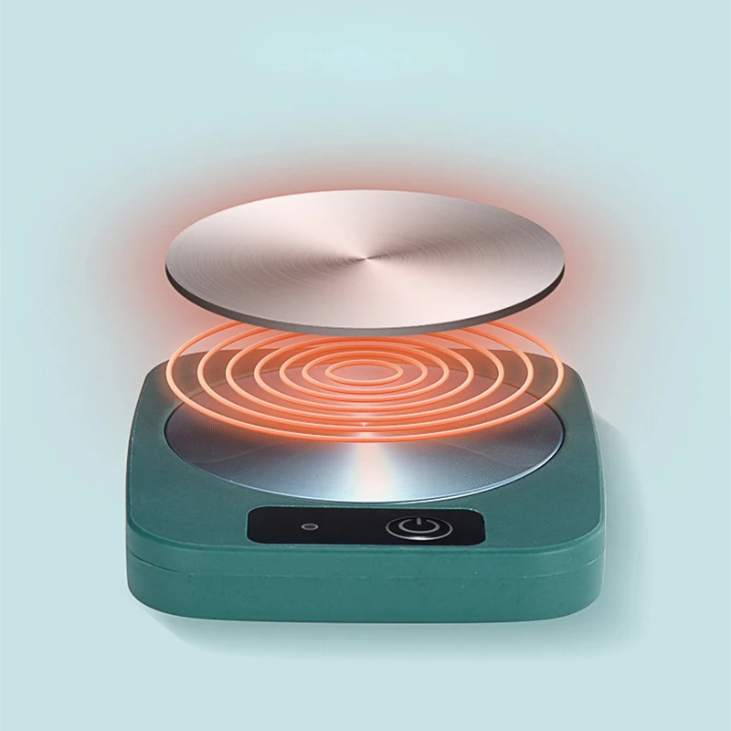 220V 머그잔 히터 커피 컵 따뜻한 우유 차 물 난방 패드 홈 컵 히터 따뜻한 매트 55 ℃   항온 코스터 선물 상자