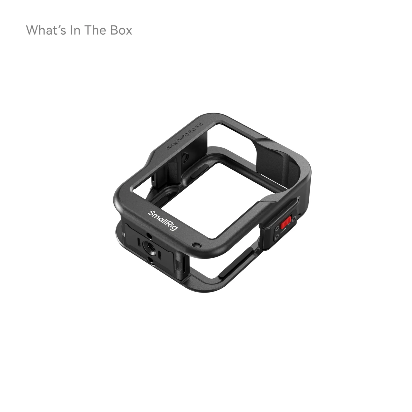 SmallRig Nano volledige kooi voor DJI Osmo Nano actiecamera met 1/4"-20 w anti-twist pinnen koude schoen voor vlog reizen schieten -5759