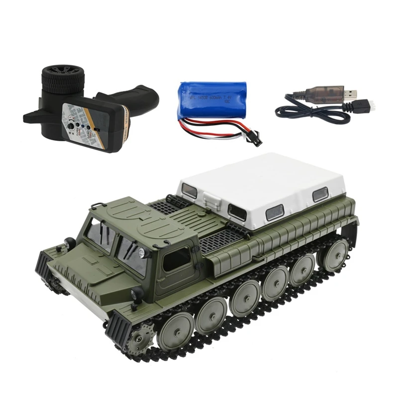 

E-1 Remote Control Tank 29CM RC Tank 1/16 2.4G Electric Toys GAZ 71 Fit WPL E-1 For Children Boys Birthday Gifts