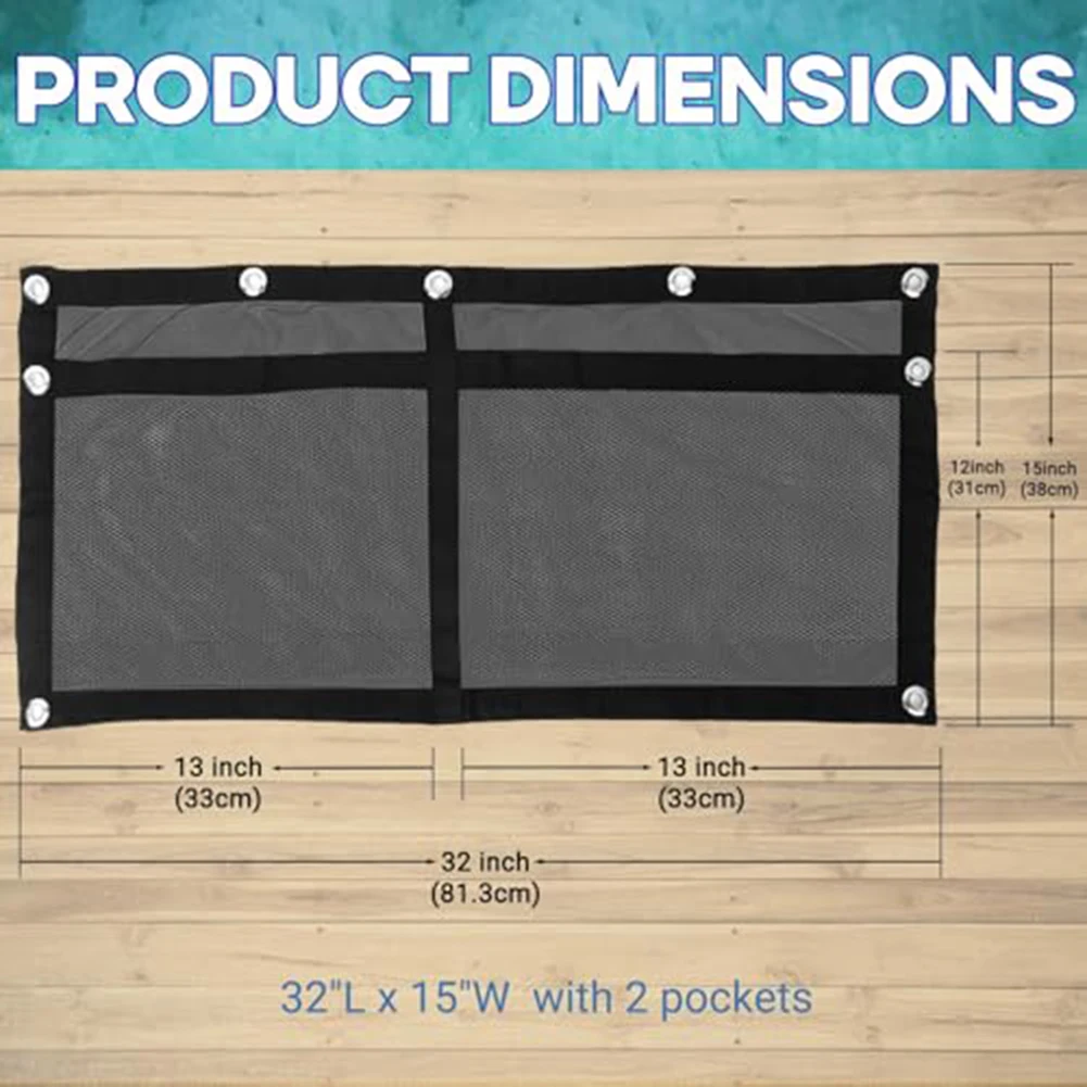 Elastic Loop Bag Boat Storage Bag Adaptable For Various Applications Convenient Organization Effortless Installation