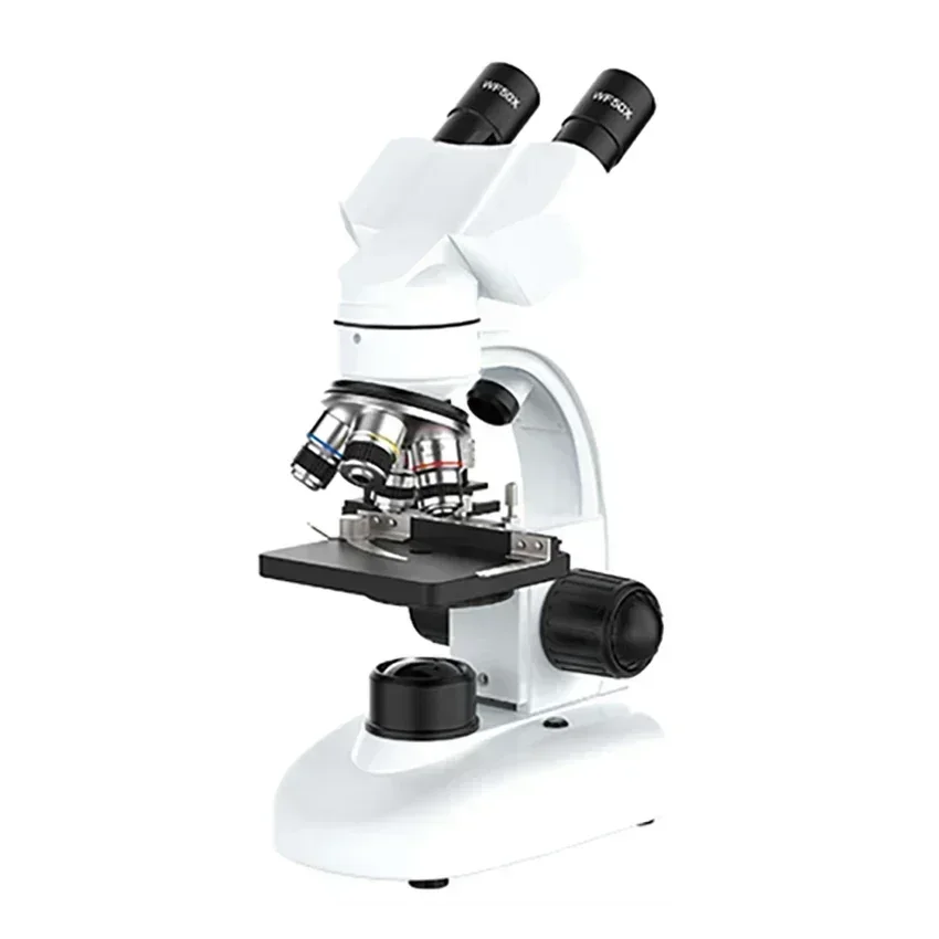 

Zoom 6000X-20000X Biological HD Microscope Digital LED Lab Compound with Wide-Field 10X and 50X Eyepieces for