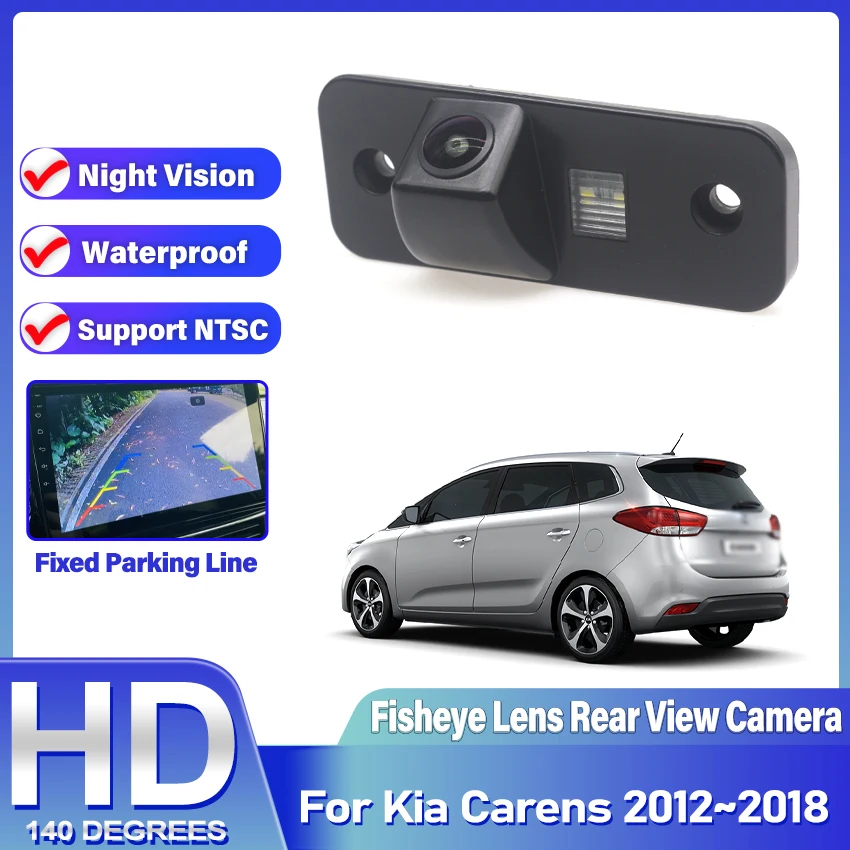 

Камера заднего вида для Kia Carens 2012 ~ 2015 2016 2017 2018 CCD камера ночного видения заднего вида камера номерного знака объектив «рыбий глаз»