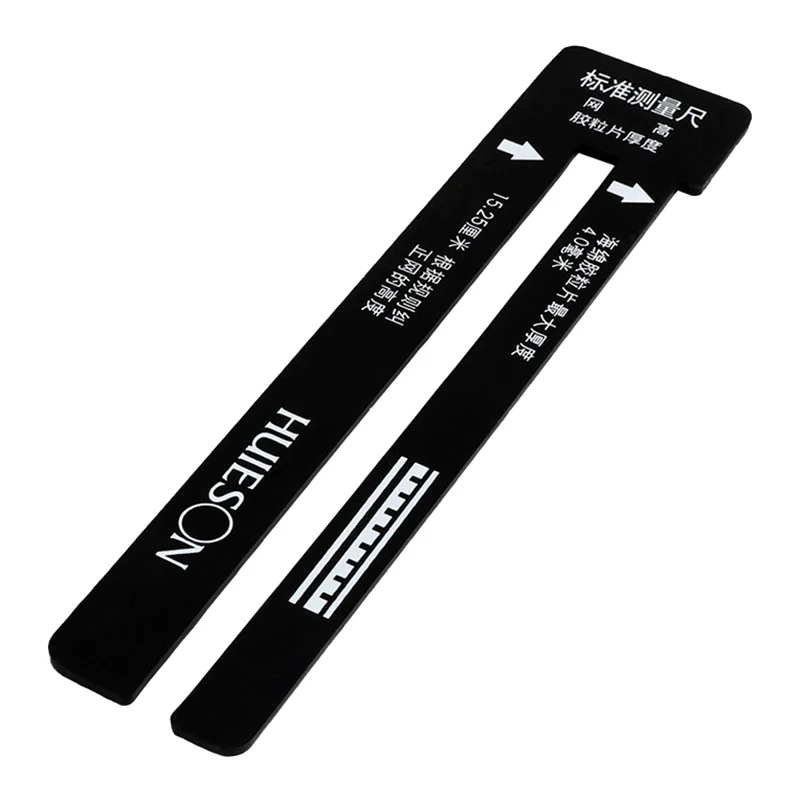 1 Piece Standard Table Tennis Net Measuring Scale Professional Umpire Tool Ruler For Check Height Thickness Of Rubber