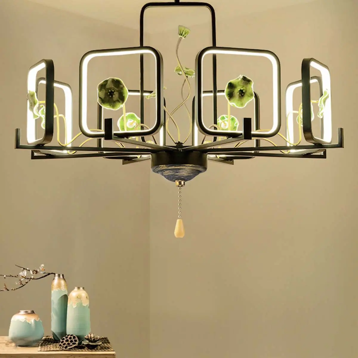 

Золотистый цепной выключатель для потолочного вентилятора, замена шнура, прочный железный удлинитель для управления освещением в винтажном стиле