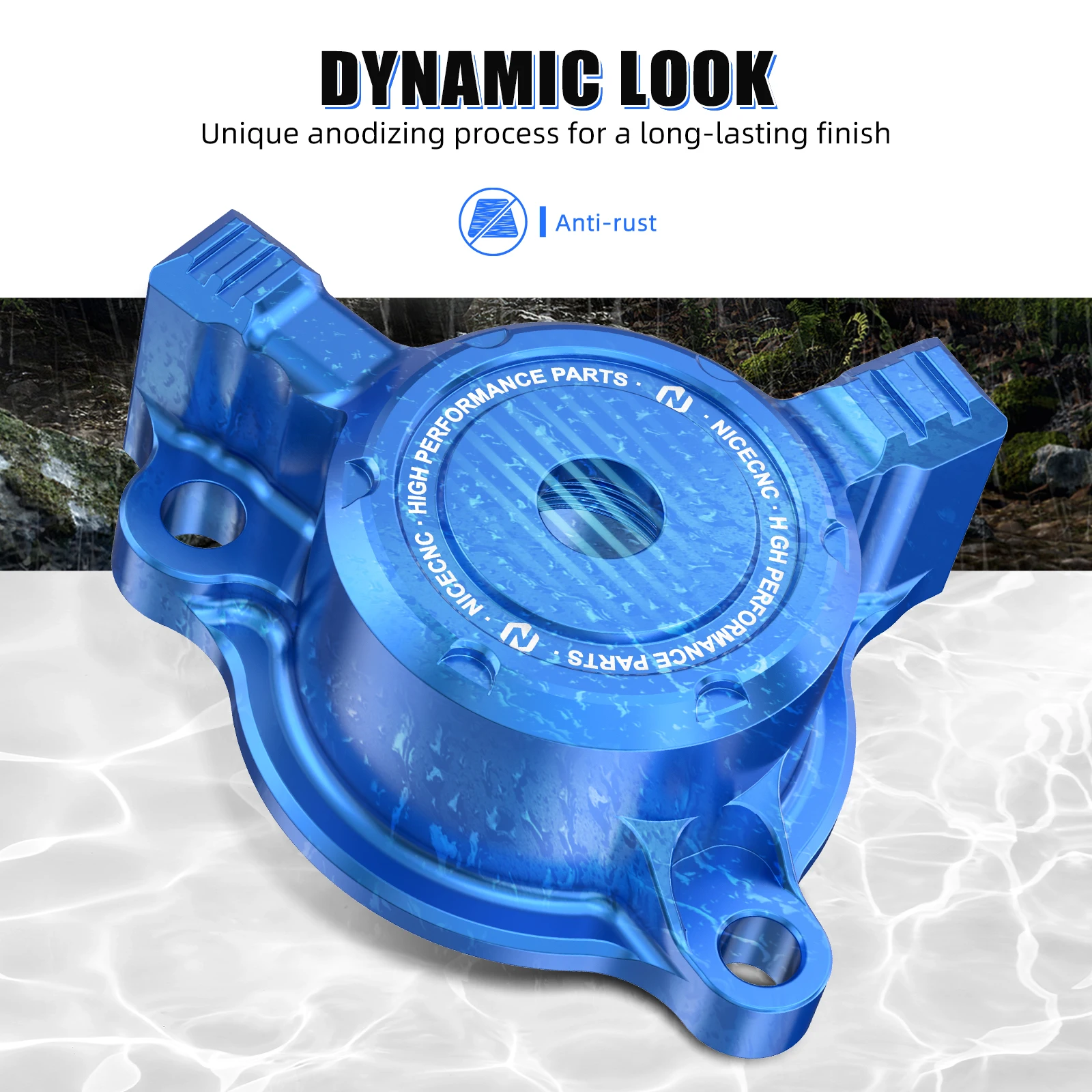 Transparent Oil Filter Cap Protective Cover For Yamaha 450R 2009-2024 YFZ450X Aluminum For YZ250F YZ450F WR250F WR450F 2003-2007