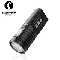 Outdoor Camping Lantern USB C Rechargeable Lamp EDC Magnetic Tail Flashlight 10280 Battery 1400 Lumen RGB UV Light GT NANO 5.0