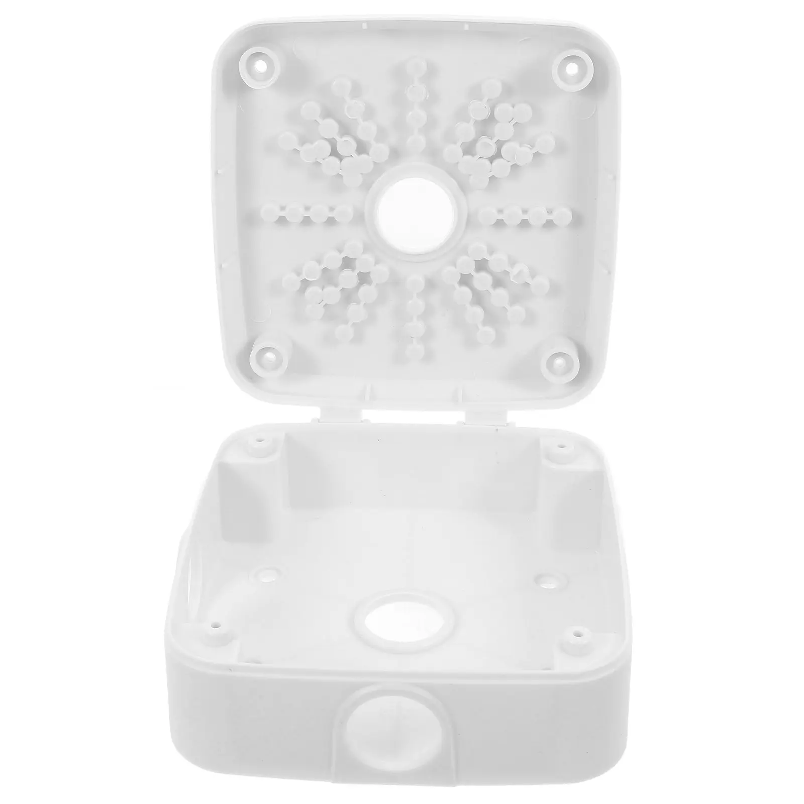 Outdoor Security Camera Junction Box Metal Electrical Cord Cover with Lid Camera Cord Organizer for Surveillance Systems