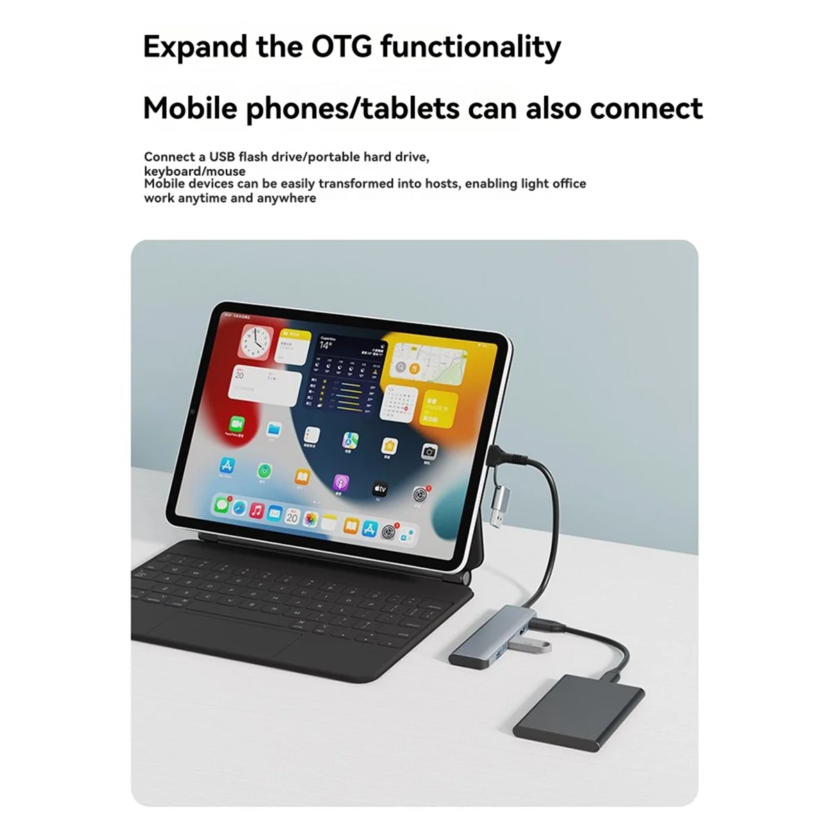 슈퍼 핫 듀얼 포트 USB 3.0 허브 확장 도크 타입-C에서 4포트 허브로