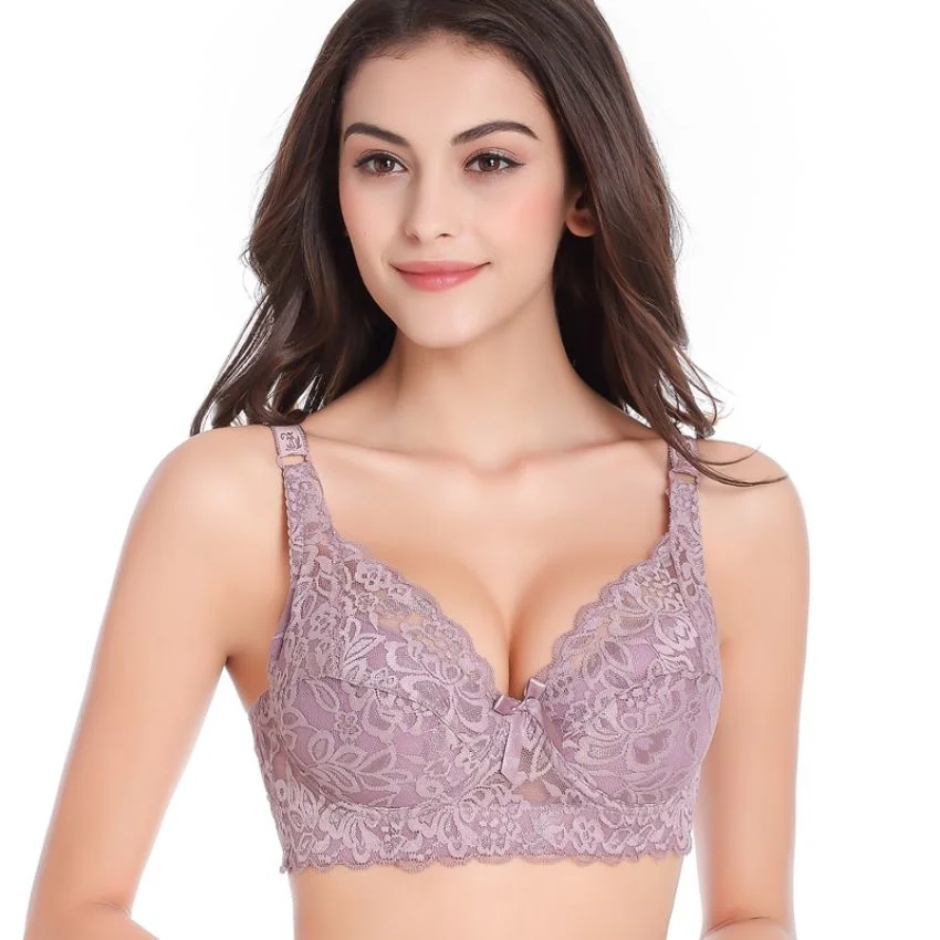 2022 Hot Push Up Full Cup Cup B C D Cup Sexy Adjustable Lace Bras For Women size Bra Soutien Gorge Sujetador Sutia Sutyen