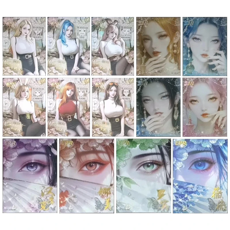 

Японское аниме EPR GCR ONE PIECE Нико Робин Нефертари Д. Виви Нами Коллекционные карты Рождественский подарок на день рождения игрушка для детей