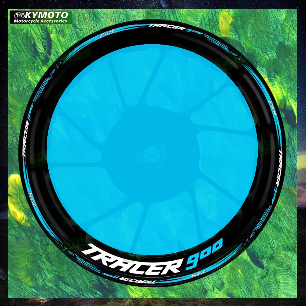 

For TRACER900 TRACER 900 motorcycle accessories 17 inch front and rear wheel stickers modified reflective wheel rim stickers