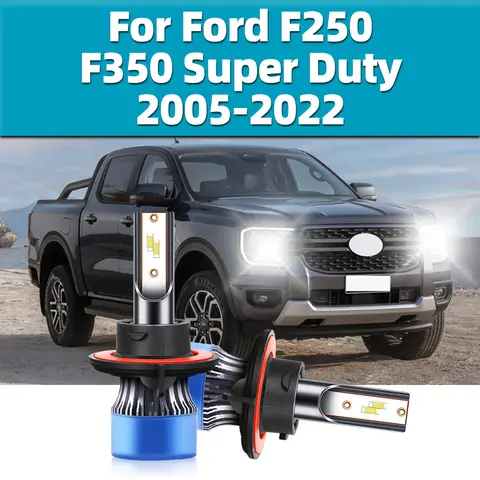 Led Headlight Bulb 15000LM CSP Lamps For Ford F-250 F-350 Super Duty 2005 2006 2007 2008 2009 2010 2011 2012 2013 2014 2015-2022