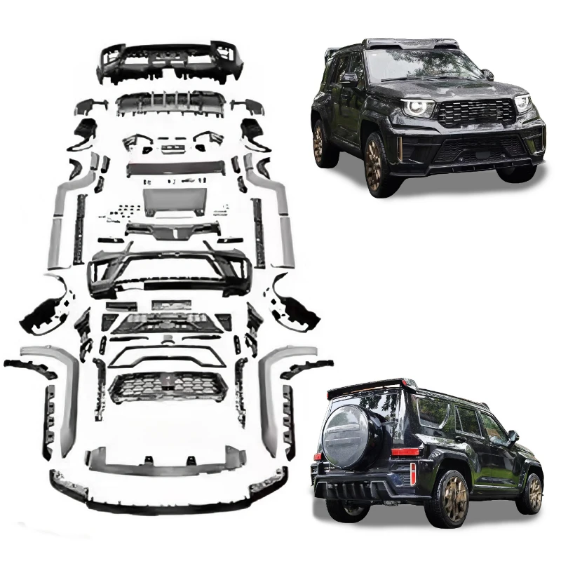 High Quality PP Mixed Limited Edition Body Kit Fit 700 Front Bumper Hood Rear Bumper Grille Aero Parts