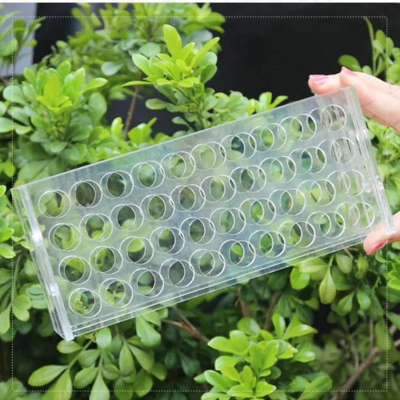 1Piece/Lot Plastic Test Tube Rack Holder, Organic Glass Test Tube Stand Support, Rack for Tubes Diameter 13mm 30/40/50holes