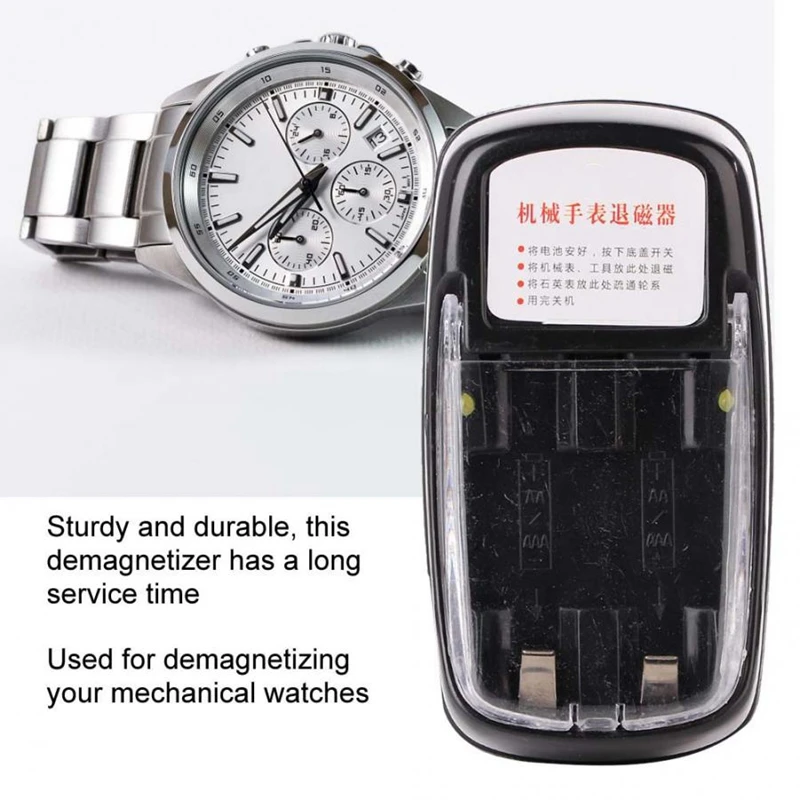 Professional Mechanical Wristwatch Demagnetizing Tool Lightweight Watch Repair Tool For Watchmaker