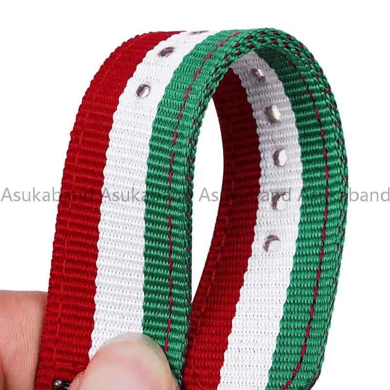 قماش النايلون حزام ساعة استبدال ، سوار المعصم لسامسونج غالاكسي ساعة 6 5 برو النشطة 2 هواوي GT2 ، شريط ، 20 مللي متر ، 22 مللي متر