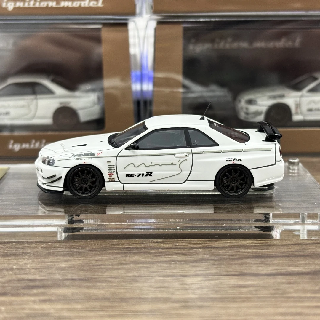 Ignition Model 1:64 BNR34 Mine's Motor Sports Resin Model Car