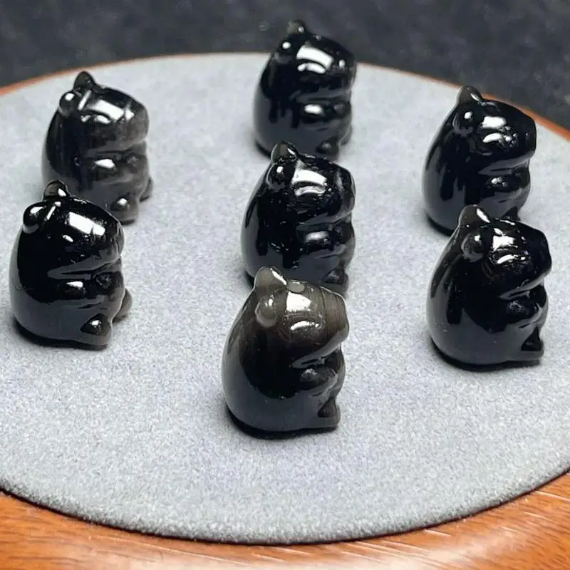 peca-de-escultura-de-capivara-em-Agata-prateada-natural-com-furo-vertical-para-diy-acessorios-para-colares-pulseiras-e-artesanato