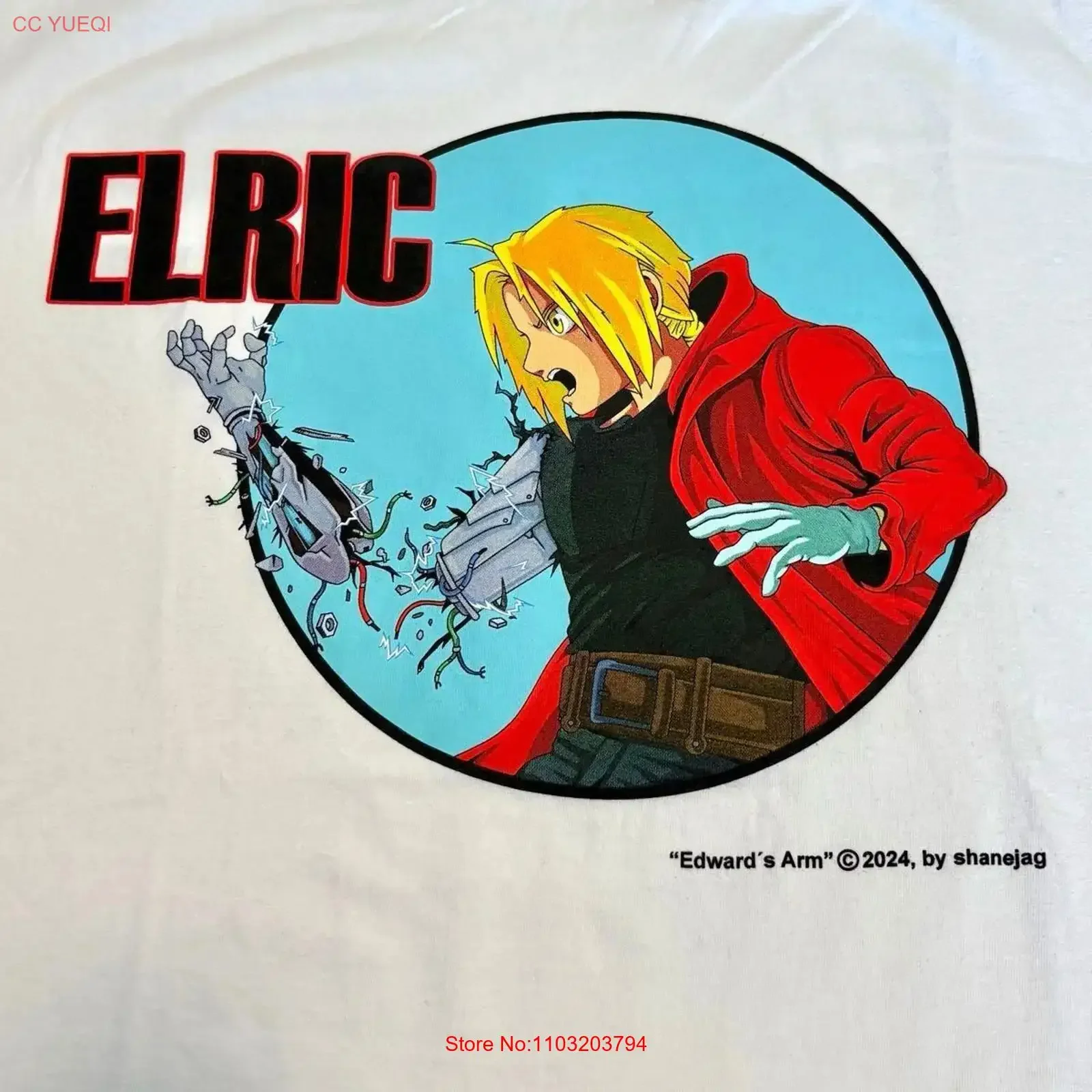 Футболка Dead Fullmetal Alchemist Eric, винтажная новая ботинка с героями мультфильмов аниме, редкая винтажная стираная повседневная стильная графика, удобная Футболка Dead Fullmetal Alchemist Eric, винтажная новая ботинка с героями мультфильмов аниме, редкая винтажная стираная повседневная стильная графика, удобная