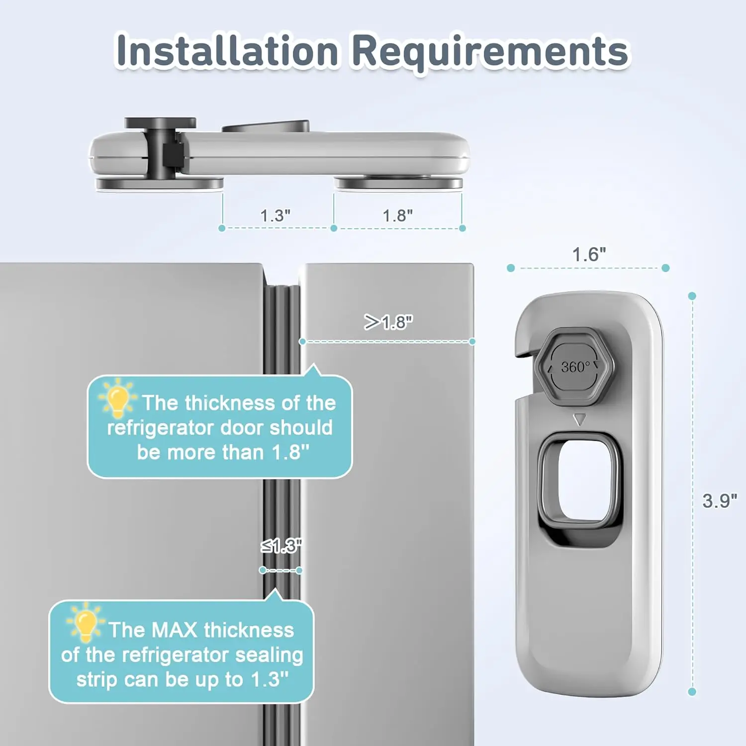 Рисунок 5 - Защитные от детей замки для холодильника