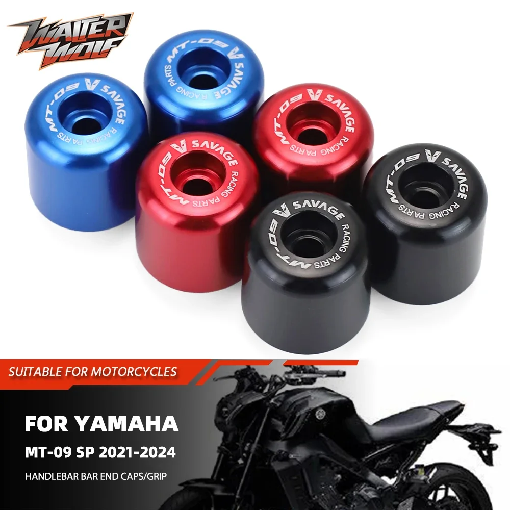 MT09 Motorcycle Handlebar Bar End Cap For Yamaha MT-09 SP MT 09 Handle Bar Ends Grips Moto Plugs Anti Vibration Accessories