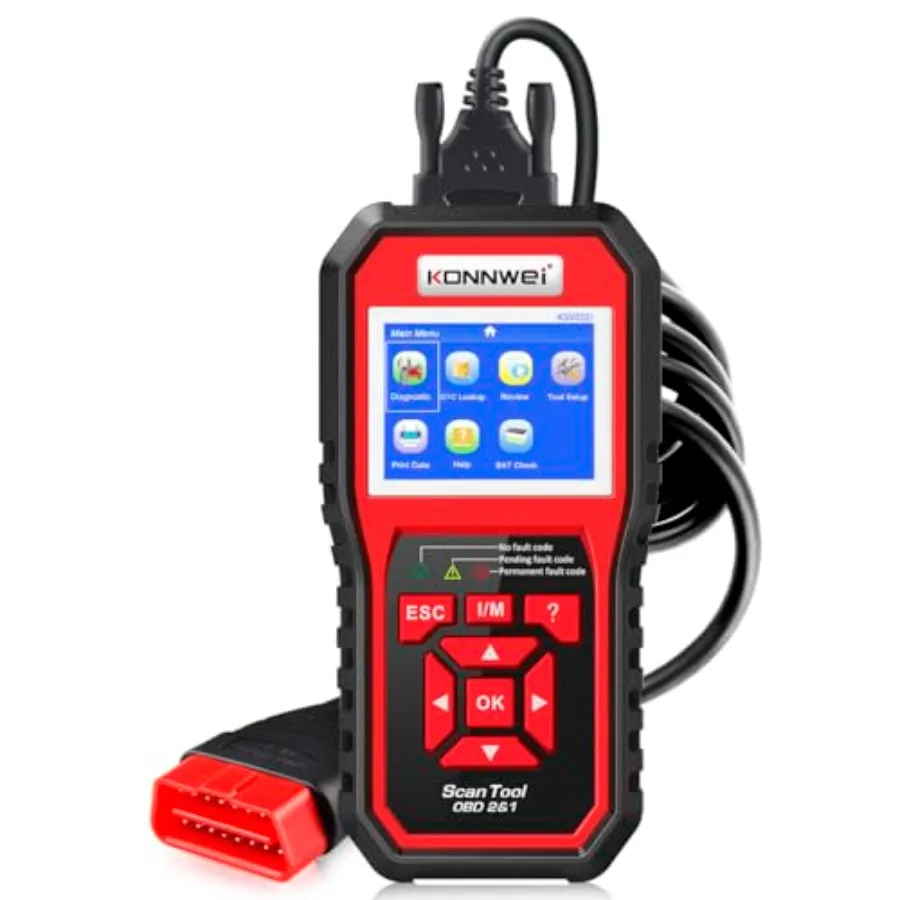 KW850 Professional OBD2 Scanner Auto Code Reader Diagnostic Check Engine Light Scan Tool for OBD II Cars After 1996 with A