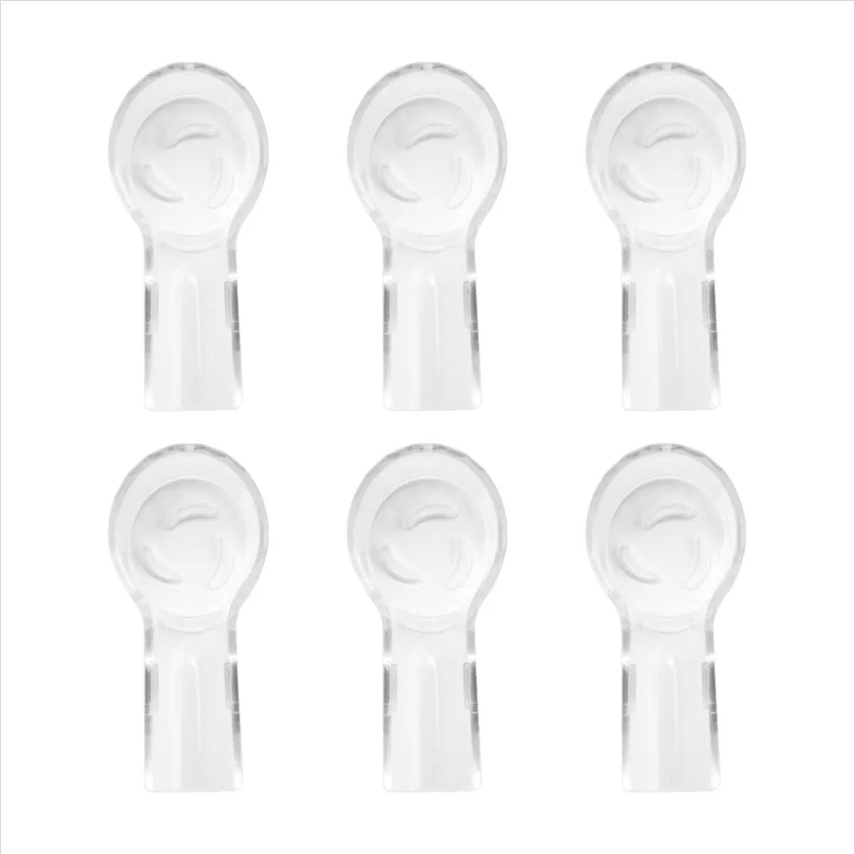 BHBL 6 Pack Toothbrush Heads Dustproof Cover Compatible for , Fits for IO Series, Convenient Travel, Grey