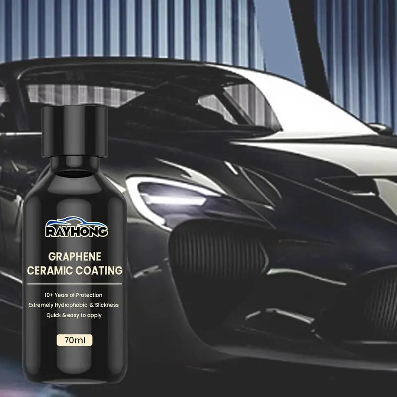 

Car Graphene Ceramic Coating Ceramic Coating Agent Anti-UV Waterproof Maintenance 2.3oz Trim Ceramic Coating Set For Car