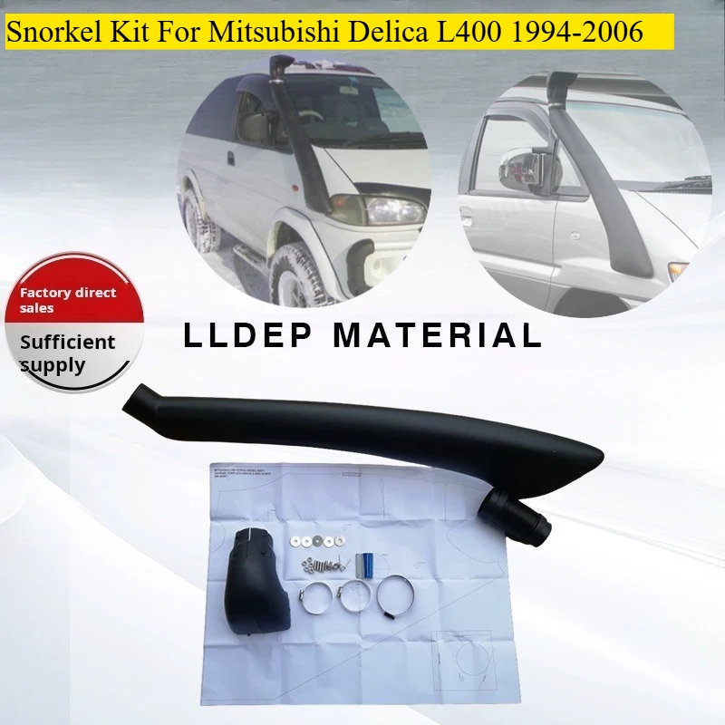 

For Mitsubishi Delica L400 1994-2006 Snorkel Kit Waterproof Air Intake Pipe Off-Road 4x4 Wading