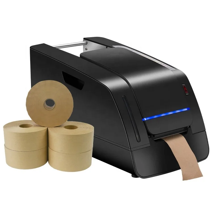 Gum Tape Dispenser Machine Automatic Water Activated Gummed Paper Tape Dispenser
