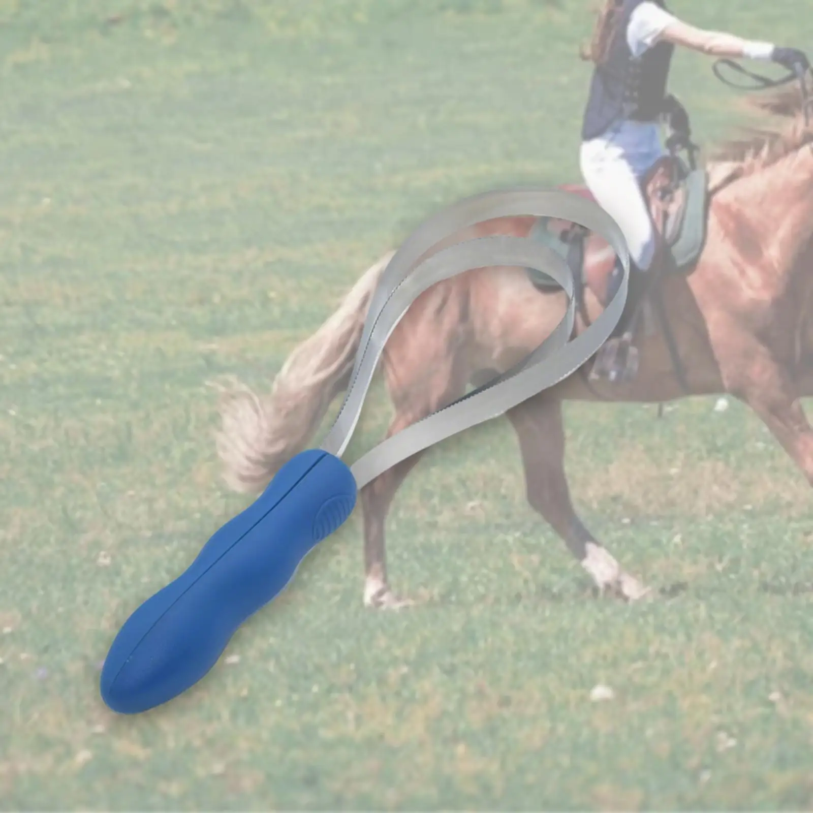 Raspador de escova equestre, suprimentos flexíveis escova de cavalo antiderrapante pente de cabelo de cavalo para limpeza de gado cavalo todos os cães gado