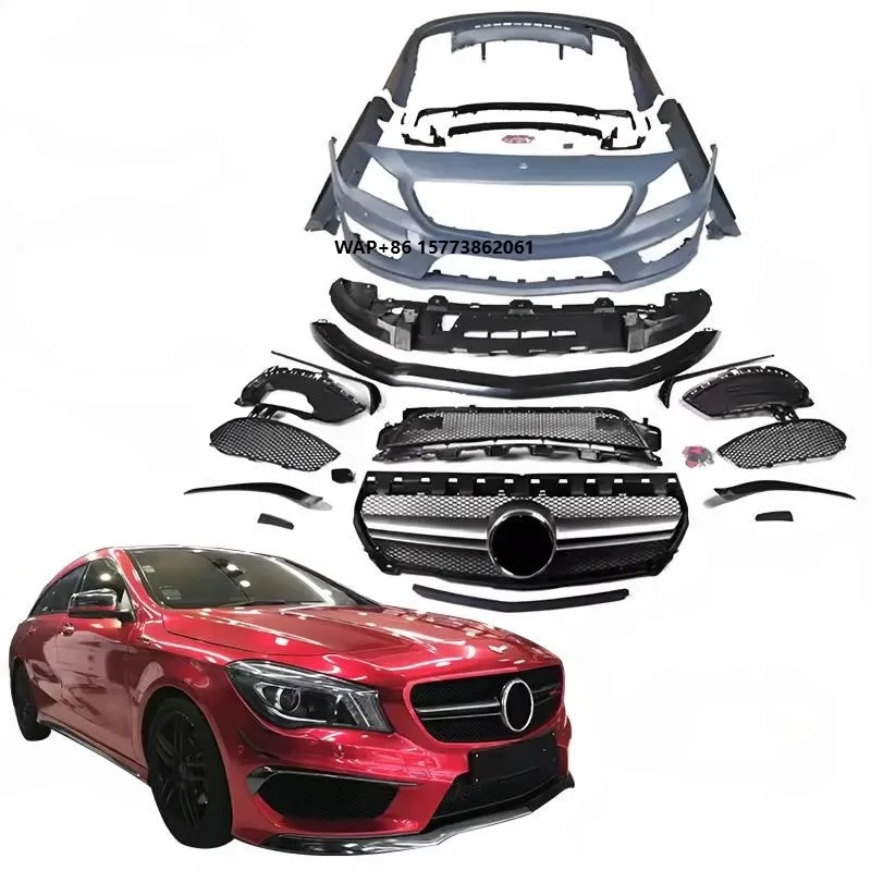 

2013-2018year CLA Coupe C117 Change to CLA45 CLA45AMG Body Kit for Mercedes CLA Class W117 Facelift Upgrade