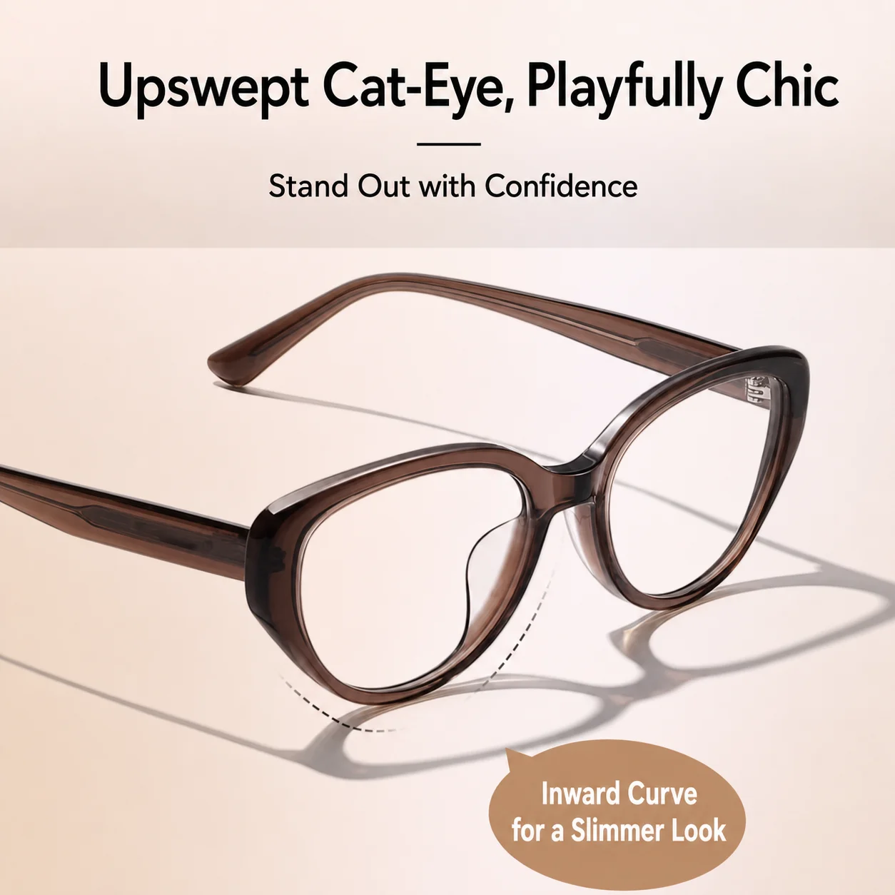 Wholesale Y2K Cat Eye Transparent  Glasses Decorative Eyewear  Light Blocking Eyeglasses for Women 2026 Trendy Retro Eyepiece
