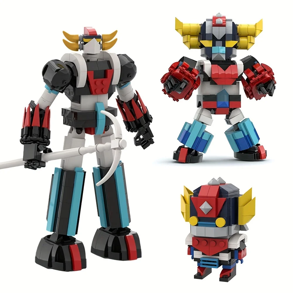 Moc Robot Goldoraked Anime Figure Building Block Technical  Mecha Movie Constructor Model Brick Set Children Toys Kid Gifts