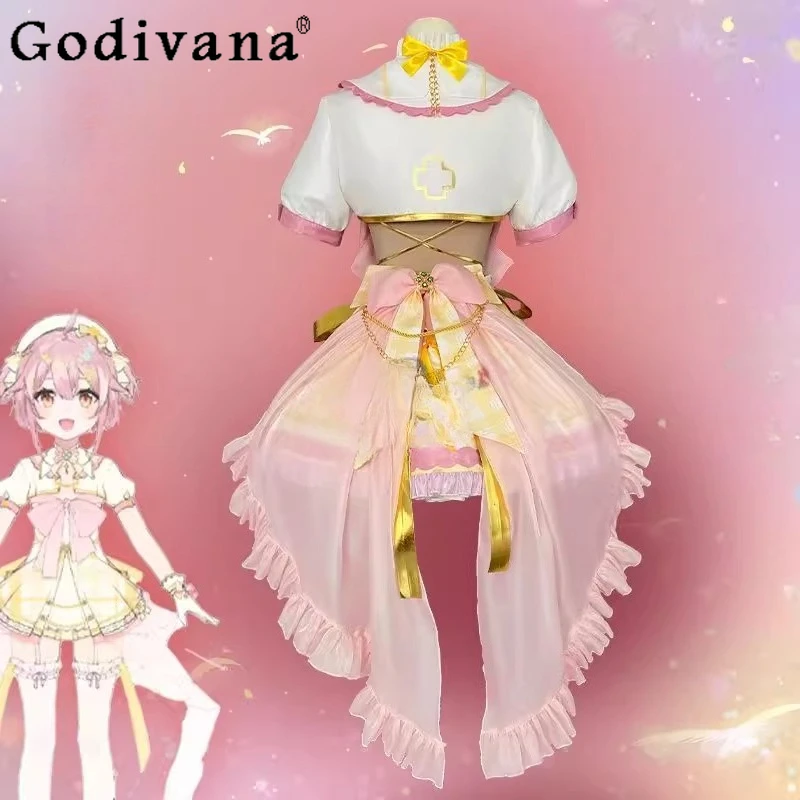 لعبة أنيمي التافي فستان بنات كوس زي حفلة زي الهالوين التأثيري فستان نسائي لعب دور الملابس مجموعة كاملة جديدة