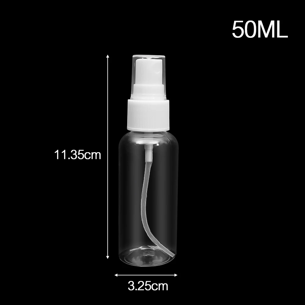 30/100//150/250 ml Nachfüllbare Flaschen Transparenter Kunststoff Parfümzerstäuber Mini Leere Sprühflaschen Tragbares Reisezubehör