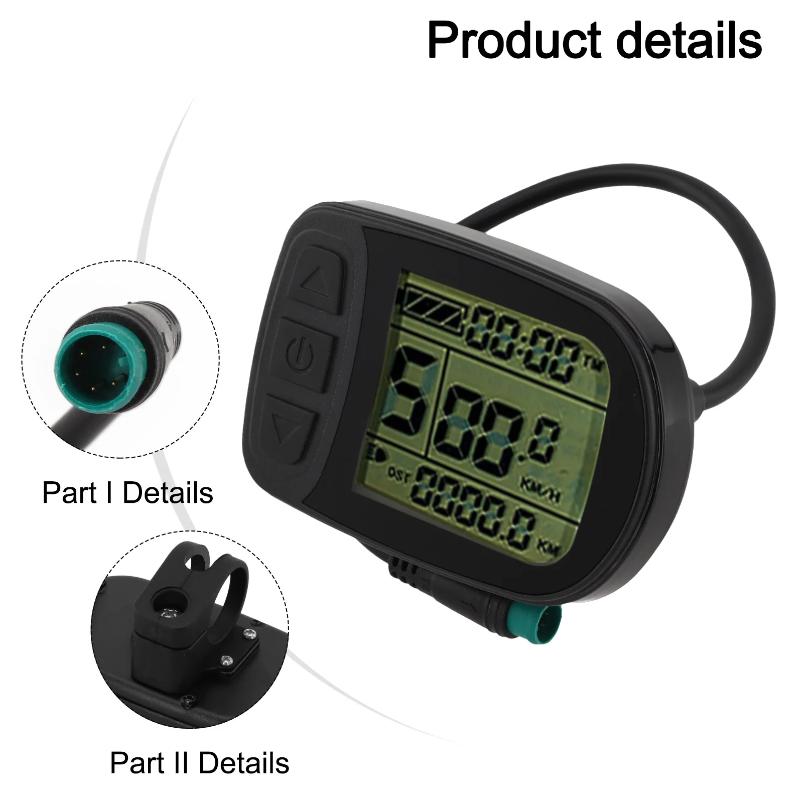 

For KT LCD5 Display for Electric Bike with 5Pin Interface Compatible with For KT Controller 24V 36V 48V for E Bike Use